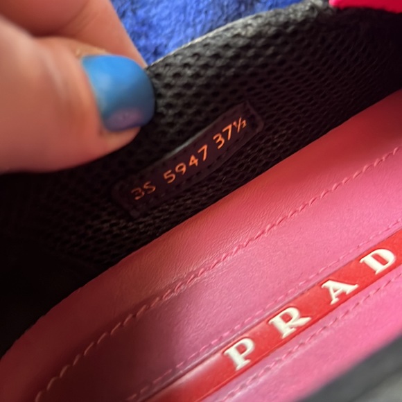 Prada camo and pink sneakers - Picture 7 of 7